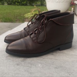 Vintage Brown Ankle Boots